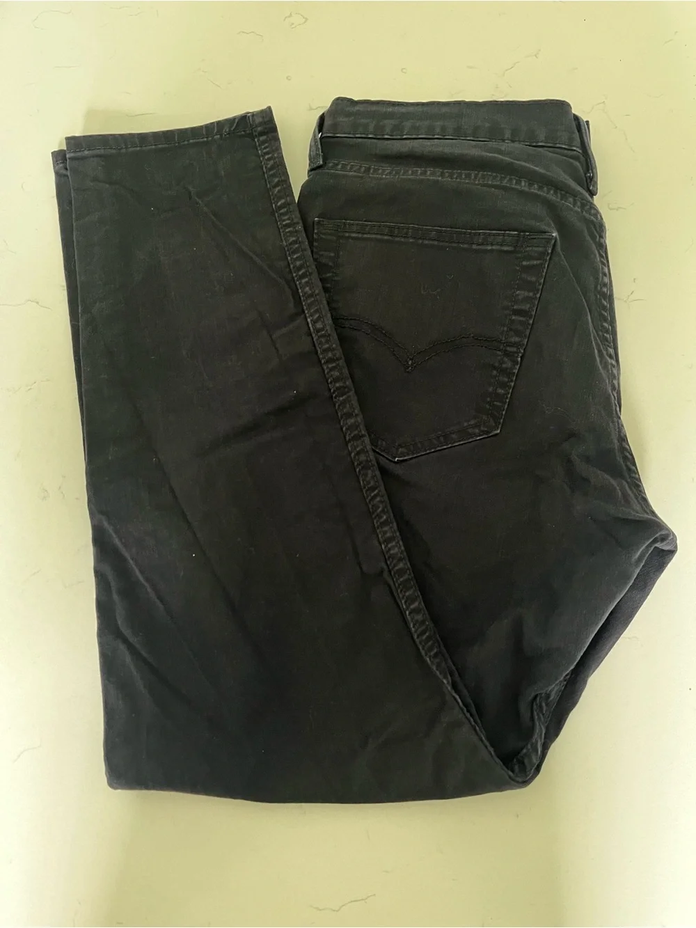 Levi's Men’s Straight Jeans in Black Wash